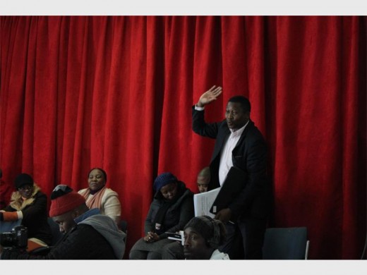 Various Mogale City Councillors attended the meeting such as councillor Andy Mathibe greeting participants.