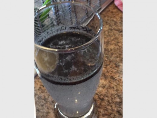 Photographs sent to the News of water coming from a Kenmare resident's tap.