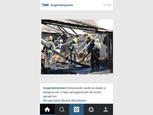 The News' Instagram feed.