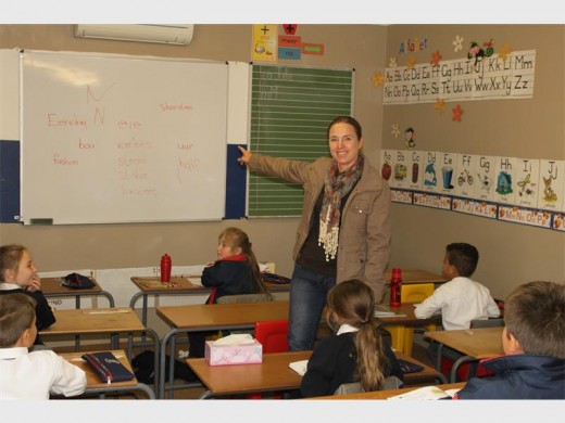 Almarina Oosthuizen is determined to teach her students in creative ways.