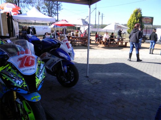The day jol brough along a parade of motorcycles for the bikers' enjoyment.