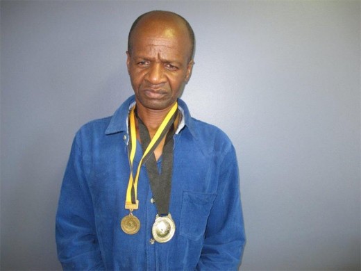 Azwihangwisi Wilson Maguru from the Krugersdorp Police completed this year's Comrades in under seven hours.