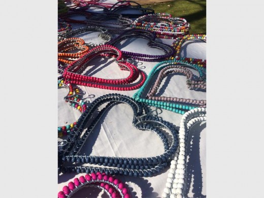 The Pop Up Market is full of wired art.