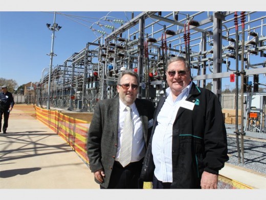 Roshqott's Marketing Manager Jorge Marques with DA West Rand District Municipality Caucus Leader Dennis Pretorius.