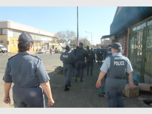 The Krugersdorp Cluster Police take over the streets of Krugersdorp in Operation Fiela.