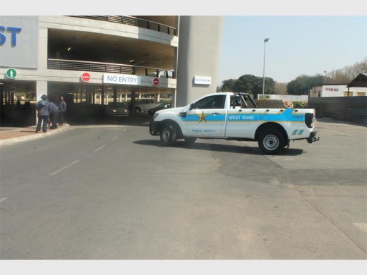 West Rand Public Safety along with local police at Key West after a bomb scare.