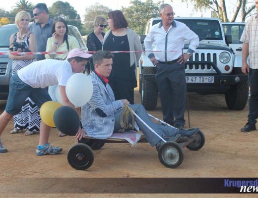An interesting form of transport chosen by this Noordheuwel pupil.