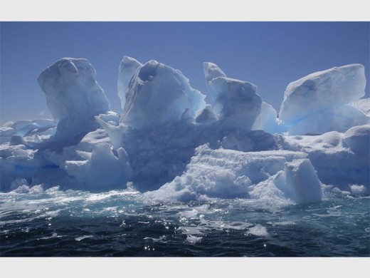 Annelie de Beer se 'Ice formations.'