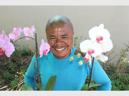 Benson Vikilahle known as the Orchid Man in Krugersdorp.