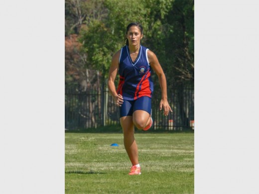 Qailah Adam broke the Gauteng Regionals high jump record.