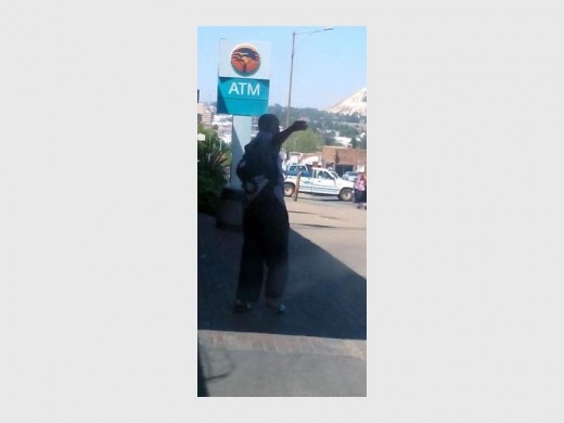 One of the suspicious characters who allegedly harassed a resident in Krugersdorp North.
