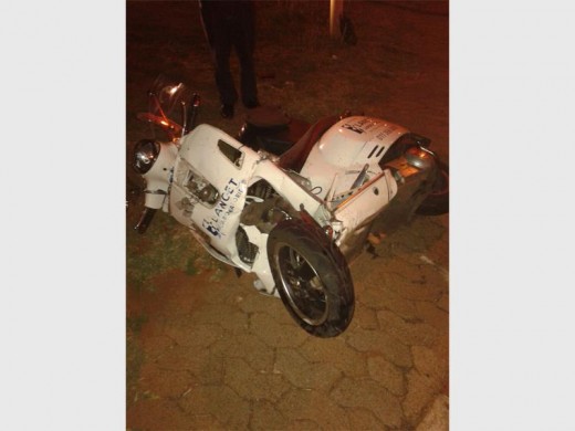 Lancet driver was knocked off his scooter by an unknown vehicle in a hit-and-run incident on 3 October.