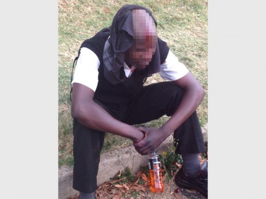 The cyclist who drove into a Toyota Tazz.