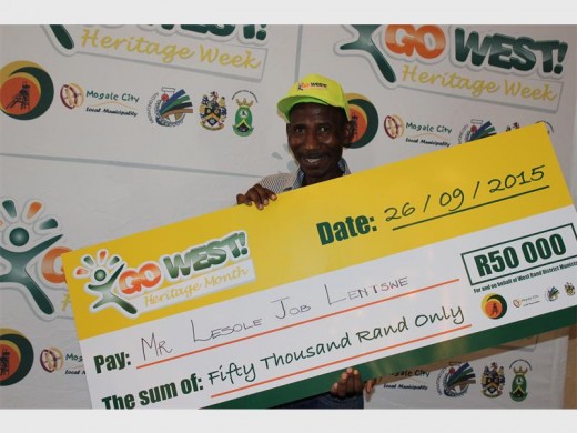 Job Lentwe still could not believe his luck in winning R50 000.