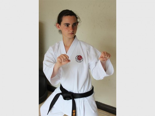 Megan Jacobs will join the SA Karate Squad in 2016.