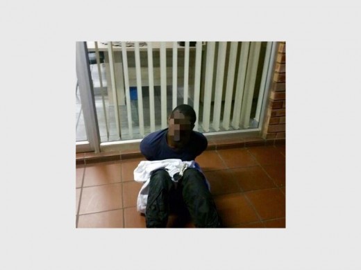 The suspect allegedly stabbed the victim for an unknown reason.