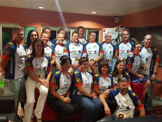 The team who cycled for The Bethany House Trust and who helped raise over R80 000.