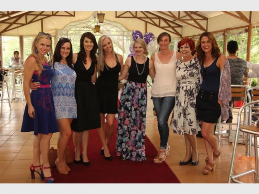 Some local celebrities and Guvon ambassadors with Brenda Dooge (second from right), the Group Client, Media and Public Relations officer for Guvon.