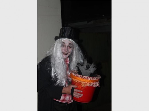 Creepy Bones Haunts steps out on Halloween.