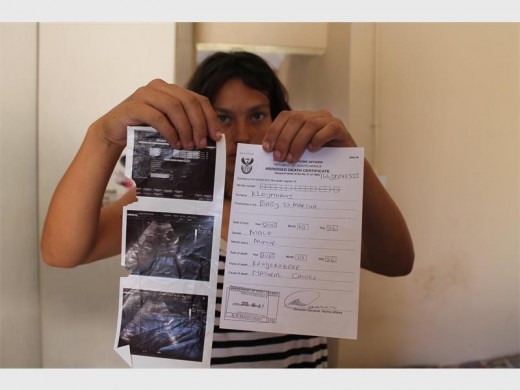 'n Sonar en 'n nadoodse verslag is al wat Martonette Kleynhans oor het nadat haar ongebore baba dood verklaar is verlede maand.