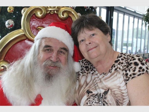 Mr and Mrs Clause make sure everyone can get a photograph with Santa every year.
