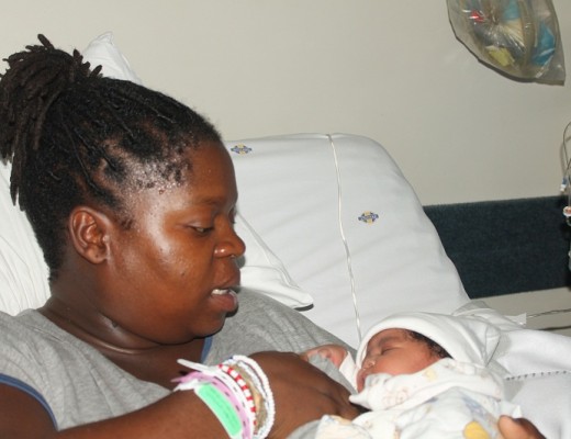 Lerato Msimango with baby boy, her second child Nathan Kobano Sehodi Msimango. 