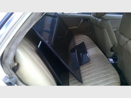 Two plasma screen televisions were found in abandoned vehicle in West Village.