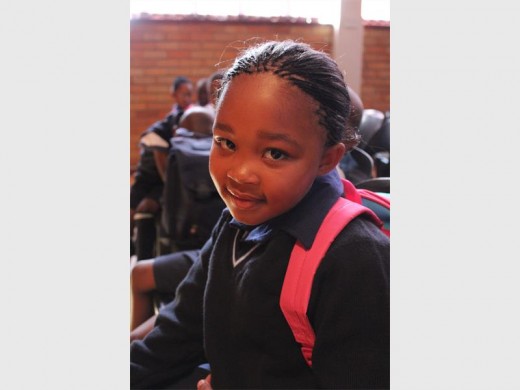 Mpumi Qunu bravely sits in the front row, ready to take on this next chapter in her life.