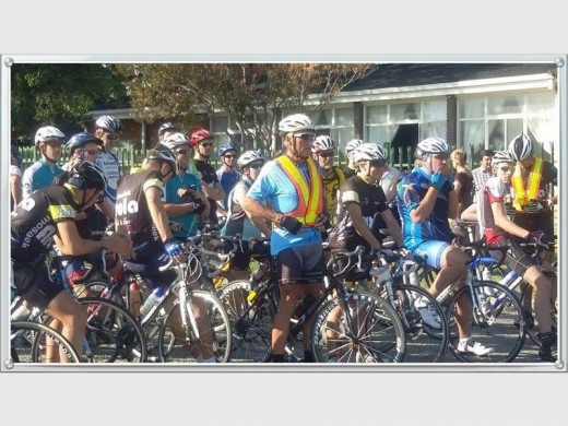 During previous tours, the cyclists all rode in aid of Bible distribution.