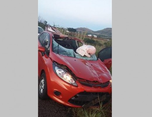 Manus is glad he was not hurt after he hit a kudu on his way to Mooinooi in the North West.