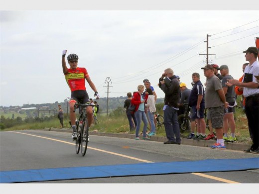 Gustav Basson wins the 106 kilometre race.