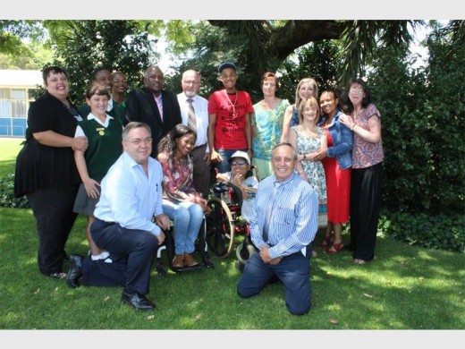 Teachers and members of the District Education Department at the West Rand School to support the motivational speakers.