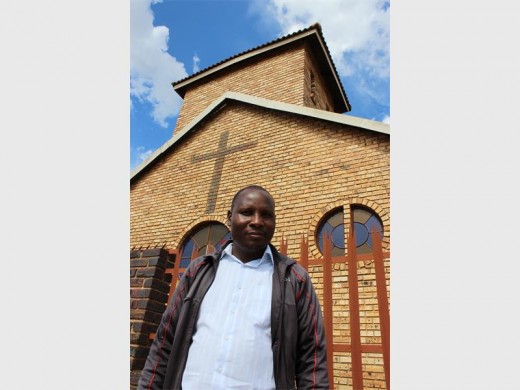 Pastor Dube said the church service was especially unique with Elmarie attending.