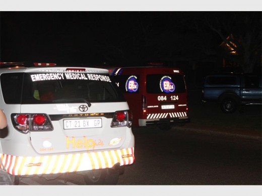 Emergency services and paramedics were deployed to the scene where two bodies were found and four people brutally attacked.