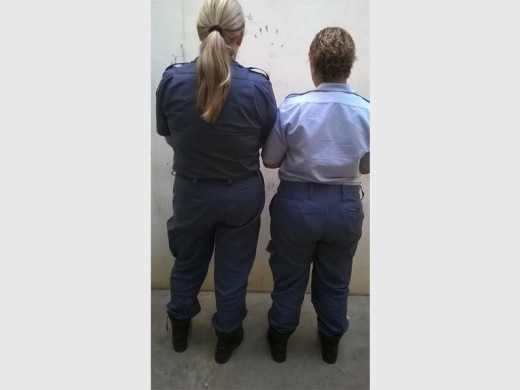 Partners in crime, both dismissed from the police force after they were caught red-handed shoplifting at a local mall last year.