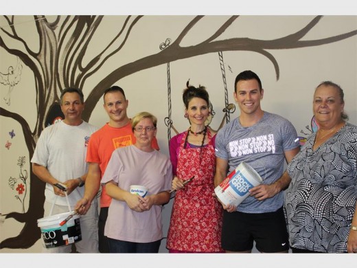 Armand (second right) with a team of volunteers from a local attorney. From left: Armand Senekel, Mark Fourie, Lisa de Beer, Anemarie Davel, Armand du Plessis and Jeani Jonker.