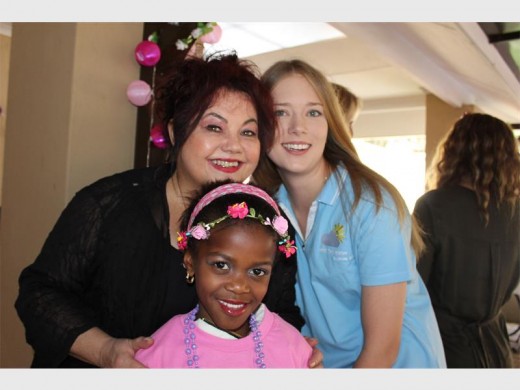 Lizz Meiring joined Chanelle Pienaar and Queen for a day, 8-year-old Portia Masemola.