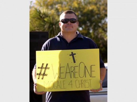 Mogale4Christ hosted a peaceful protest against racism.