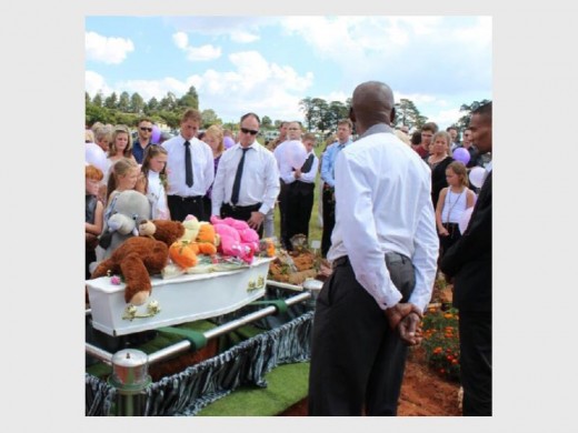 Friends and family say their final goodbyes on 24 March.