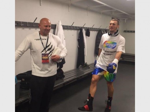 Ryno along with his conditioning coach Paul Immelman in Sweden.