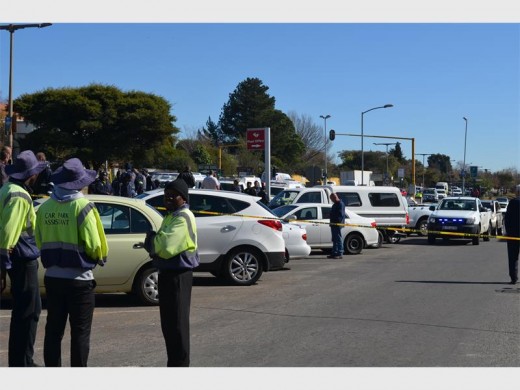 Police on the scene.