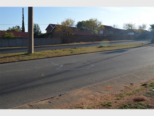 The leftover markings from the accident on 9 May which claimed five lives.