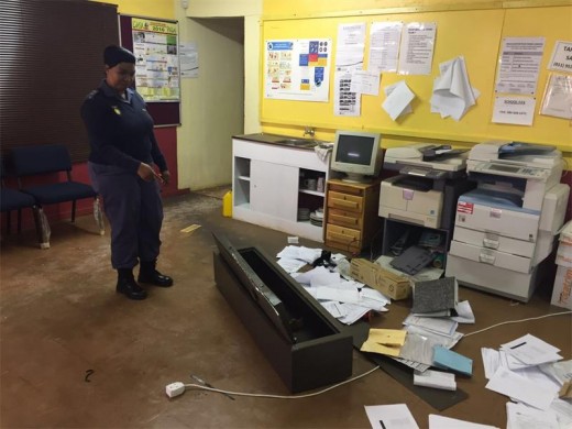 Thieves ransacked the Kwaggafontein Primary School in Tarlton. Photo supplied.