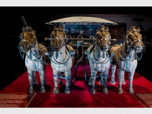 One of the displays of the First Emperor of China's Terracotta Army.