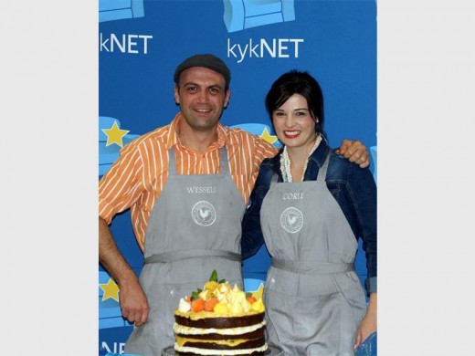 Koekedoor se finaliste; Wessel Van Vuuren en Corli Botha by die Innibos-fees. Foto: Facebook.