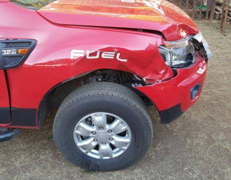 The other damaged vehicle. Photo: Conserv Security.