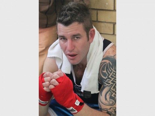 One of the boxers, Kyle Bekker.