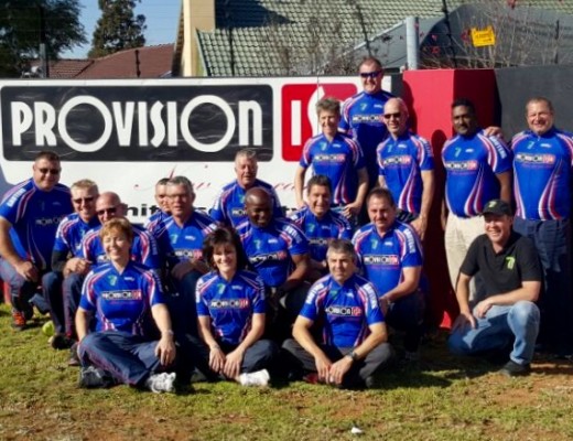 The Gauteng Police Road Cycle team ready for the nationals. Photo supplied.