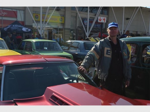 Micheal van Rensburg and the 1972 Corvette 454.