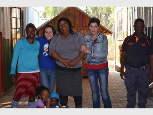 Everyone is smiling because the children once again have food.